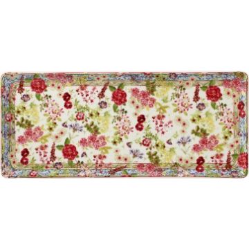 Gien Millefleurs Cakeschaal Langwerpig 36x15.5 cm