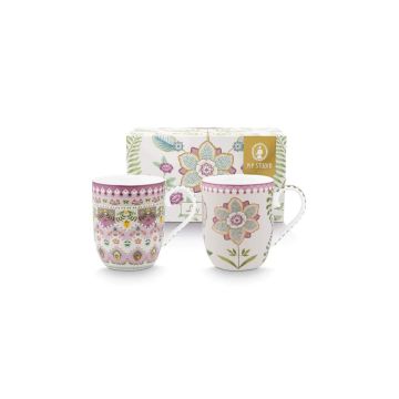 Pip Studio Lily & Lotus Beker small 145 ml - set van 2 